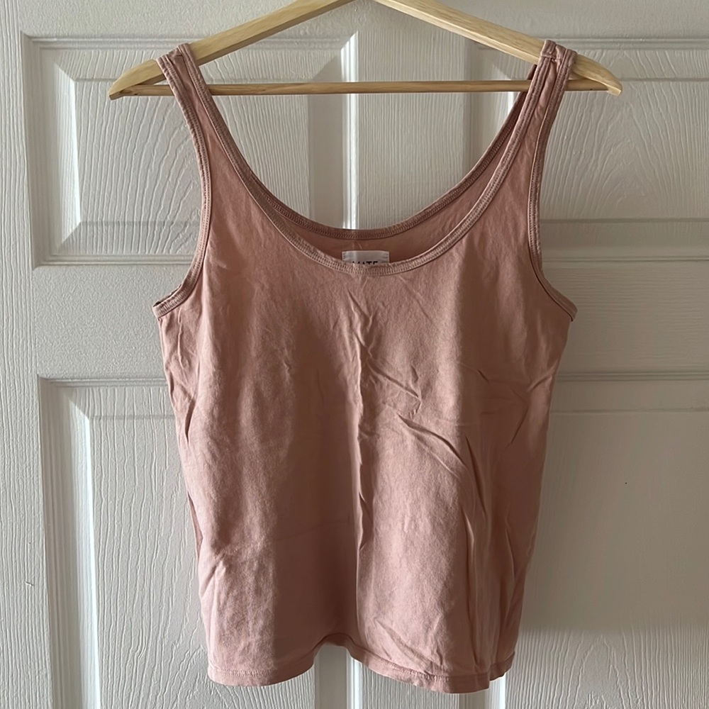 Mate the Label Organic Cotton Layering Tank Blush